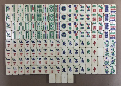 Bone/Bamboo 40/60 BONE 148 tiles ref#294 - Image 23