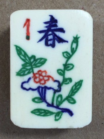 Bone/Bamboo 40/60 BONE 148 tiles ref#294 - Image 12