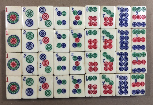 Bone/Bamboo bamboo sprout 148 tiles ref#295 - Image 10