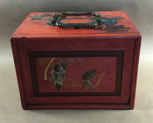 Bone/Bamboo PAINTED CASE 148 tiles ref#305 - Image 13