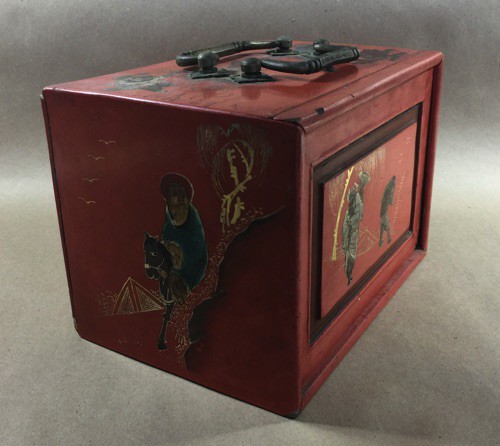 Bone/Bamboo PAINTED CASE 148 tiles ref#305 - Image 20