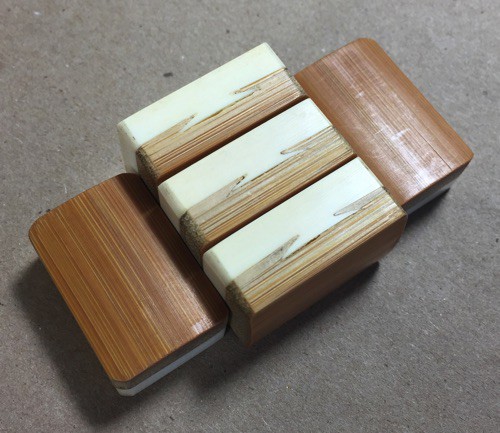 Bone/Bamboo PAINTED CASE 148 tiles ref#305 - Image 40