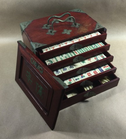 Bone/Bamboo 25/75 BONE 148 tiles ref#307 - Image 5