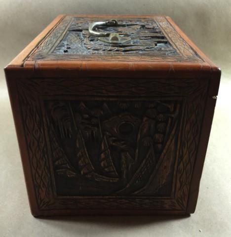 Bone/Bamboo CARVED CASE 152 tiles ref#311 - Image 20