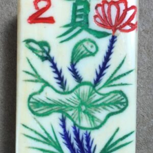 Bone/Bamboo 50/50 BONE 148 tiles ref#315