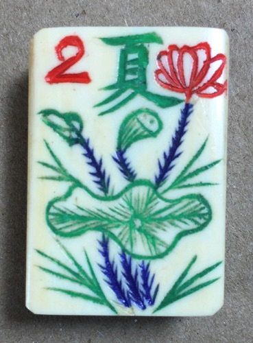 Bone/Bamboo 50/50 BONE 148 tiles ref#315