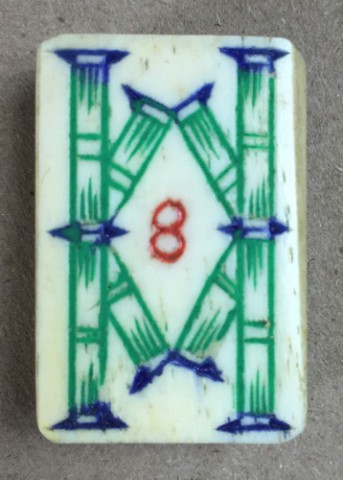 Bone/Bamboo LACQUER BOX 148 tiles ref#319 - Image 6