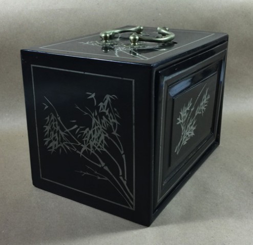 Bone/Bamboo LACQUER BOX 148 tiles ref#319 - Image 21