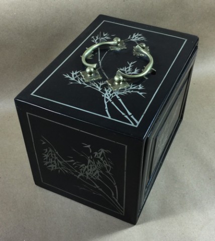 Bone/Bamboo LACQUER BOX 148 tiles ref#319 - Image 22