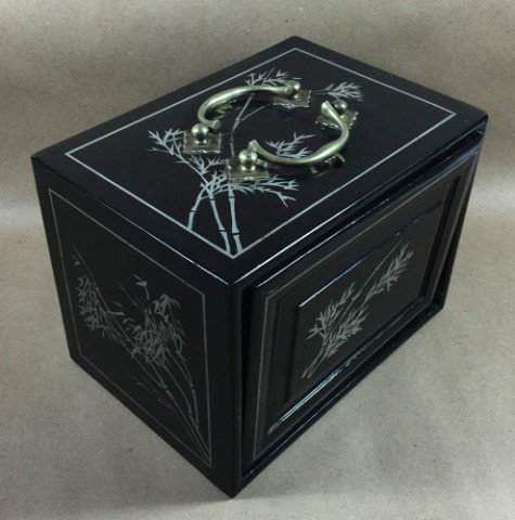 Bone/Bamboo LACQUER BOX 148 tiles ref#319 - Image 14