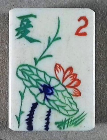 Bone/Bamboo 50/50 BONE 152 tiles ref#465 - Image 25