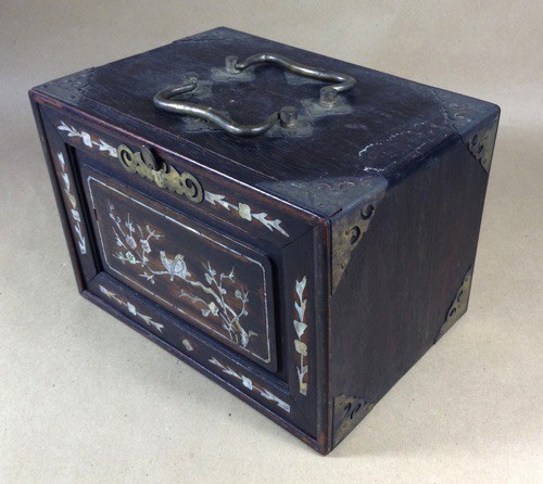 Bone/Bamboo INLAID CASE 152 tiles ref#471 - Image 12