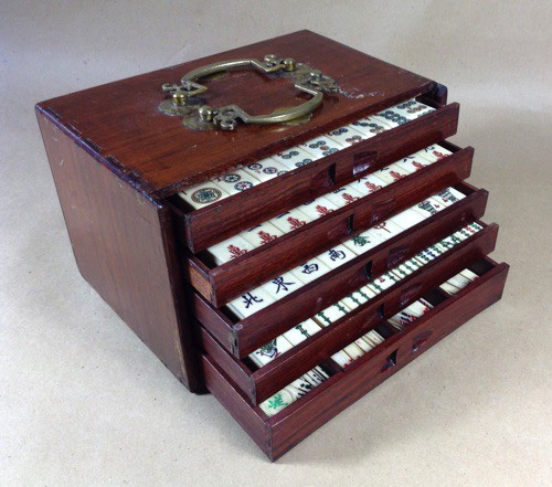 Bone/Bamboo 40/60 BONE 152 tiles Ref #472 - Image 14