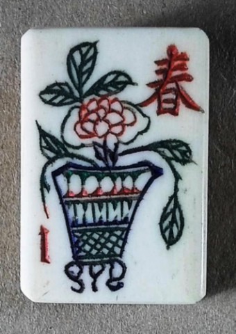 Bone/Bamboo 40/60 BONE 152 tiles Ref #472 - Image 23