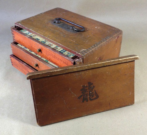 Bone/Bamboo 60/40 BONE 152 tiles ref#475 - Image 10