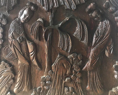 Bone/Bamboo FLOWER POTS 152 tiles Ref #493 - Image 22