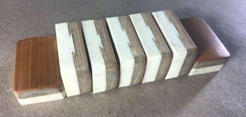 Bone/Bamboo FLOWER POTS 152 tiles Ref #493 - Image 43