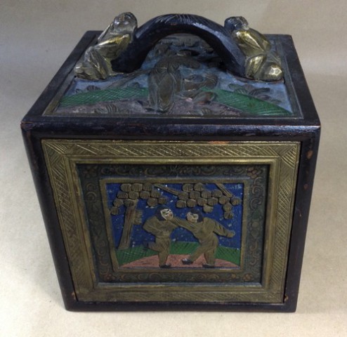 Bone/Bamboo GOLD CARVED 152 tiles Ref #495 - Image 8