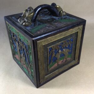 Bone/Bamboo GOLD CARVED 152 tiles Ref #495