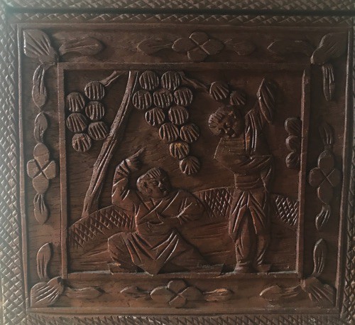 Bone/Bamboo CARVED CASE 152 tiles ref#496 - Image 23