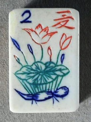 Bone/Bamboo 45/55 BONE 152 tiles Ref #501 - Image 25