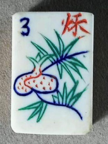 Bone/Bamboo 45/55 BONE 152 tiles Ref #501 - Image 26