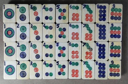 Bone/Bamboo 30/70 BONE 152 tiles ref#502 - Image 22