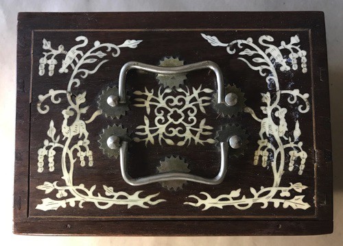 Bone/Bamboo INLAID CASE 152 tiles ref #508 - Image 25