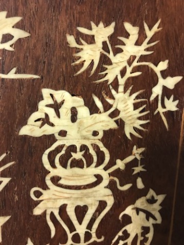 Bone/Bamboo INLAID CASE 152 tiles ref #508 - Image 28