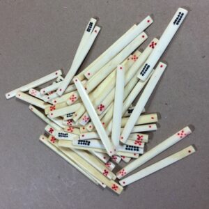 50 Vintage BETTING BONES Ref #BN5