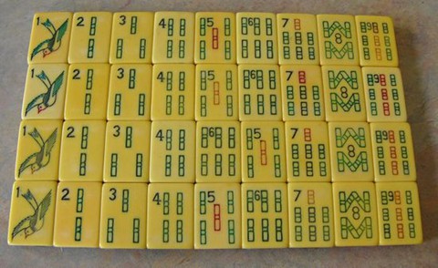 2-TONE FRENCH IVORY 144 tiles ref #160 - Image 8