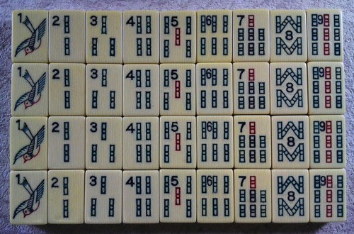 2-TONE MARBLE PIROXLOID 152 tiles ref #351 - Image 11