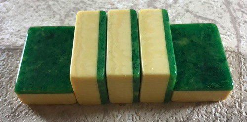 2-TONE MARBLE PIROXLOID 152 tiles ref #351 - Image 35