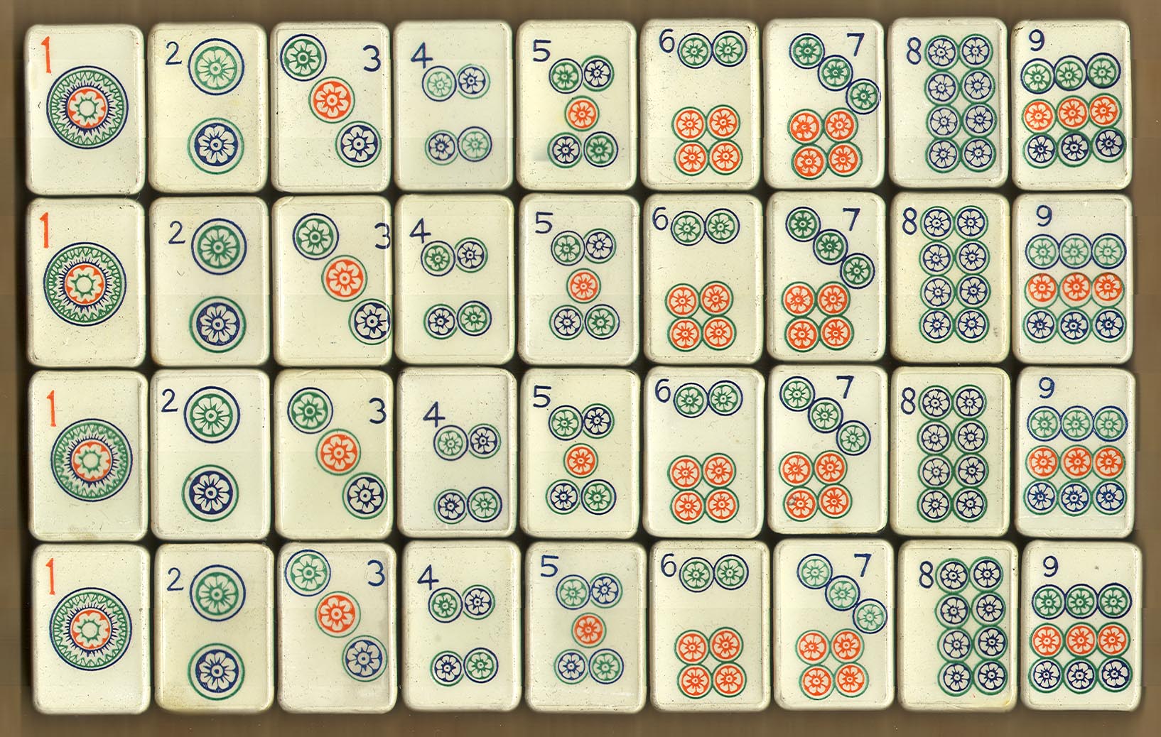 BONE/BAMBOO 152 tiles Ref #BB78 - Image 21