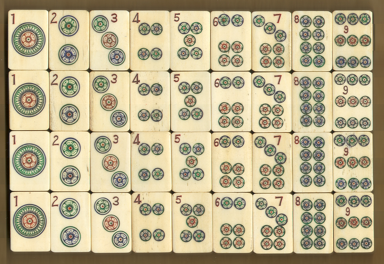 BONE/BAMBOO 152 tiles Ref #BB78 - Image 23